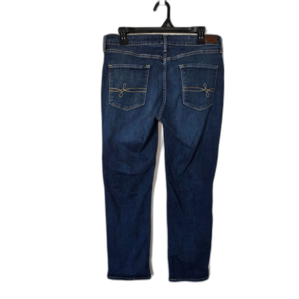 Denizen Levis Womens Jeans Modern Slim Dark Wash Stretch Denim Mid High Rise - Picture 3 of 7